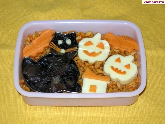 Bento Halloween - Gattino Nero